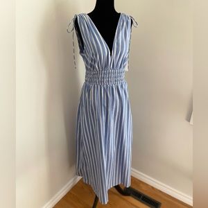 OLD NAVY Striped Midi Dress
